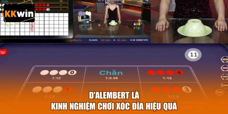 d alembert la kinh nghiem choi xoc dia hieu qua D’Alembert là kinh nghiệm chơi xóc đĩa hiệu quả